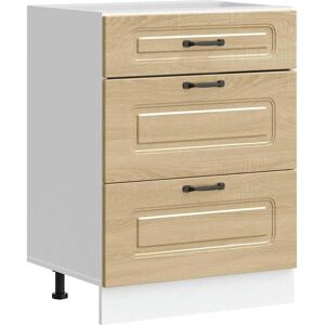 VidaXL Kalmar Sonoma Oak Kitchen Base Cabinet - Kitchen Furniture VidaXL Kalmar Sonoma Oak Kitchen Base Cabinet - Kitchen Furniture