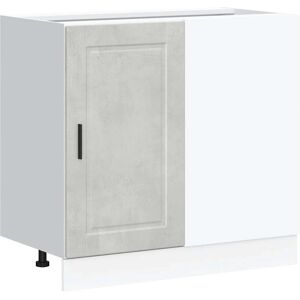 vidaXL Kitchen Base Cabinet Porto Concrete Grey - Kitchen Base Cabinet vidaXL Kitchen Base Cabinet Porto Concrete Grey - Kitchen Base Cabinet