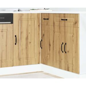 vidaXL Kalmar Artisan Oak Kitchen Base Cabinet - Kitchen Base Cabinet vidaXL Kalmar Artisan Oak Kitchen Base Cabinet - Kitchen Base Cabinet