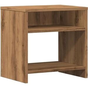 vidaXL Artisan Oak Bedside Cabinet - Industrial, Durable, Storage vidaXL Artisan Oak Bedside Cabinet - Industrial, Durable, Storage