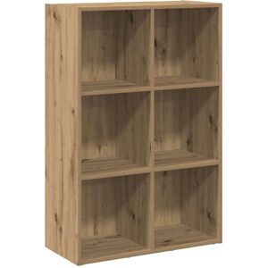 vidaXL Artisan Oak Book Cabinet - 66x30x98 cm - Durable Storage vidaXL Artisan Oak Book Cabinet - 66x30x98 cm - Durable Storage