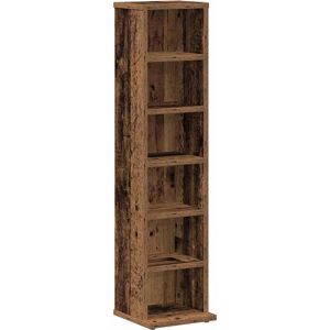 vidaXL Old Wood CD Storage Shelf - CD Cabinet vidaXL Old Wood CD Storage Shelf - CD Cabinet