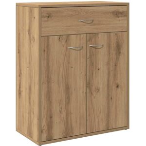 vidaXL Oak Sideboard - Engineered Wood Storage Cabinet vidaXL Oak Sideboard - Engineered Wood Storage Cabinet