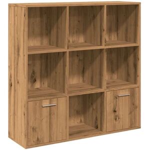 vidaXL Artisan Oak Book Cabinet - Multi-Size Storage - Book Shelf - Highboard - Engineered Wood vidaXL Artisan Oak Book Cabinet - Multi-Size Storage - Book Shelf - Highboard - Engineered Wood