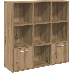 vidaXL Artisan Oak Book Cabinet - Multi-Size Storage - Book Shelf - Highboard - Engineered Wood vidaXL Artisan Oak Book Cabinet - Multi-Size Storage - Book Shelf - Highboard - Engineered Wood
