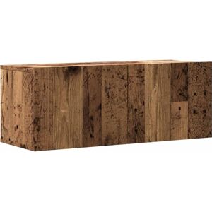 vidaXL Wall Mounted TV Cabinet Old Wood - TV Cabinet vidaXL Wall Mounted TV Cabinet Old Wood - TV Cabinet