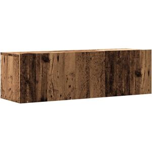 vidaXL Wall Mounted Old Wood TV Cabinet - TV Stand vidaXL Wall Mounted Old Wood TV Cabinet - TV Stand