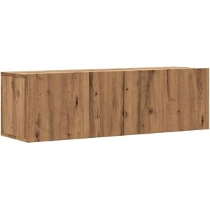 vidaXL Wall Mounted TV Cabinet Artisan Oak - Wall Mount TV Unit - 100x30x30 cm - Engineered Wood vidaXL Wall Mounted TV Cabinet Artisan Oak - Wall Mount TV Unit - 100x30x30 cm - Engineered Wood