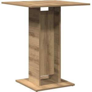 vidaXL Artisan Oak 60x60x75 cm Bistro Table - Outdoor Dining vidaXL Artisan Oak 60x60x75 cm Bistro Table - Outdoor Dining