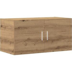 vidaXL Wall Mounted Cabinet - Engineered Wood, Oak, 80x39x40cm vidaXL Wall Mounted Cabinet - Engineered Wood, Oak, 80x39x40cm