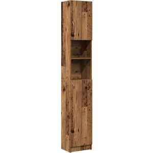 vidaXL Old Wood Bathroom Cabinet - Engineered Wood Storage vidaXL Old Wood Bathroom Cabinet - Engineered Wood Storage