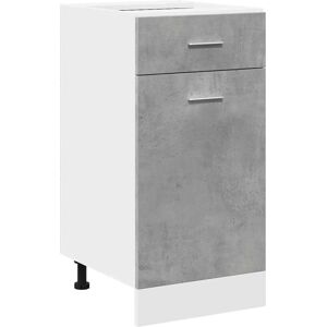 vidaXL Armoire inférieure de cuisine gris béton Bois d'ingénierie - Kitchen Cabinet - Publicité vidaXL Armoire inférieure de cuisine gris béton Bois d'ingénierie - Kitchen Cabinet - Publicité