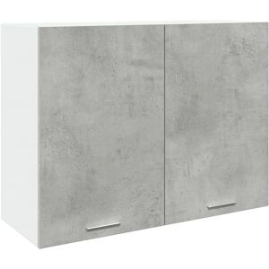 vidaXL Armoire Murale - Aspect Béton Gris Durabilité - Publicité vidaXL Armoire Murale - Aspect Béton Gris Durabilité - Publicité