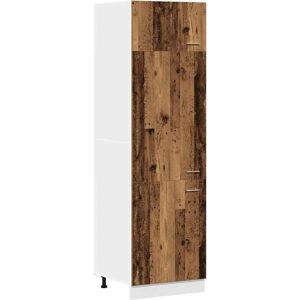 vidaXL Old Wood Refrigerator Cabinet - Kitchen Storage Furniture vidaXL Old Wood Refrigerator Cabinet - Kitchen Storage Furniture