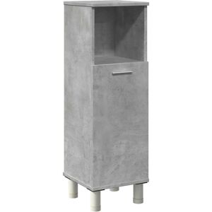 vidaXL Bathroom Cabinet Concrete Grey - Engineered Wood vidaXL Bathroom Cabinet Concrete Grey - Engineered Wood