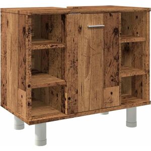 vidaXL Old Wood Bathroom Cabinet - 60x32x53.5 cm - Bathroom Storage vidaXL Old Wood Bathroom Cabinet - 60x32x53.5 cm - Bathroom Storage