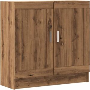 vidaXL Oak Book Cabinet - 82.5x30.5x80 cm - Engineered Wood vidaXL Oak Book Cabinet - 82.5x30.5x80 cm - Engineered Wood