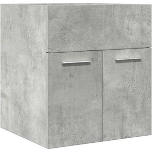 vidaXL Bathroom Sink Cabinet Concrete Grey - Bathroom Sink Cabinet vidaXL Bathroom Sink Cabinet Concrete Grey - Bathroom Sink Cabinet