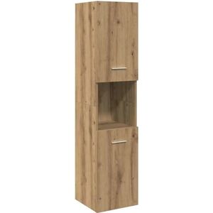 vidaXL Oak Bathroom Cabinet - Wall-Mounted Storage Shelf - Bathroom Type vidaXL Oak Bathroom Cabinet - Wall-Mounted Storage Shelf - Bathroom Type