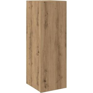 vidaXL Wall-Mounted Oak TV Cabinet - Modern 30.5x30x90 cm - TV Cabinet vidaXL Wall-Mounted Oak TV Cabinet - Modern 30.5x30x90 cm - TV Cabinet