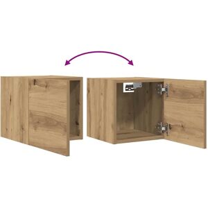 vidaXL 856414 Brown Wall Mounted TV Cabinet - TV cabinet vidaXL 856414 Brown Wall Mounted TV Cabinet - TV cabinet