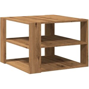 vidaXL Table de salon Bois Ancien 58x58x40 cm - Table basse - Publicité vidaXL Table de salon Bois Ancien 58x58x40 cm - Table basse - Publicité