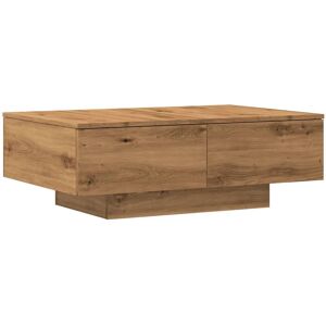 vidaXL Table basse chêne artisanal 90x60x31 cm - Table de café - Publicité vidaXL Table basse chêne artisanal 90x60x31 cm - Table de café - Publicité