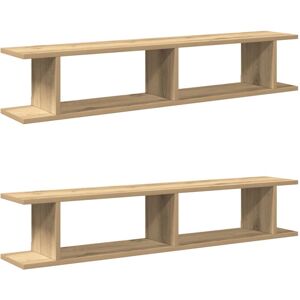 vidaXL 856603 Wandregal Holz - Wandmontiertes Regal für Stauraum & Präsentation vidaXL 856603 Wandregal Holz - Wandmontiertes Regal für Stauraum & Präsentation