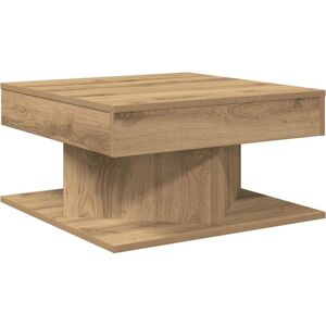 vidaXL 856633 Table basse chêne artisanal - 55x55x30 cm - Design moderne - Publicité vidaXL 856633 Table basse chêne artisanal - 55x55x30 cm - Design moderne - Publicité