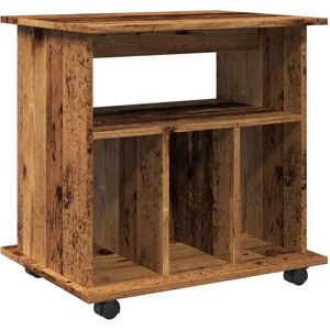 vidaXL Altes Holz Rollschrank - 60x45x60 cm - Langlebige Ingenieurholz vidaXL Altes Holz Rollschrank - 60x45x60 cm - Langlebige Ingenieurholz