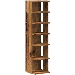 vidaXL Old Wood Shoe Cabinet - Shoe Storage Shelf vidaXL Old Wood Shoe Cabinet - Shoe Storage Shelf