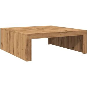 vidaXL Coffee Table Artisan Oak - Engineered Wood - 100x100x35 cm - Coffee Table vidaXL Coffee Table Artisan Oak - Engineered Wood - 100x100x35 cm - Coffee Table