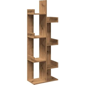 vidaXL Book Cabinet Artisan Oak - 48x25.5x140 cm - Book Cabinet vidaXL Book Cabinet Artisan Oak - 48x25.5x140 cm - Book Cabinet