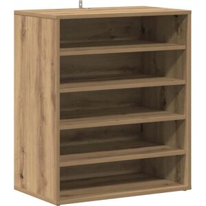vidaXL Shoe Cabinet Artisan Oak 60x35x70 cm - Shoe Storage vidaXL Shoe Cabinet Artisan Oak 60x35x70 cm - Shoe Storage