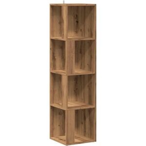 vidaXL Artisan Oak Corner Cabinet 33x33x132 cm Storage Shelf vidaXL Artisan Oak Corner Cabinet 33x33x132 cm Storage Shelf