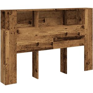 vidaXL Armoire de tête de lit en vieux bois - Tête de lit - Armoire vidaXL Armoire de tête de lit en vieux bois - Tête de lit - Armoire