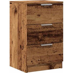 vidaXL Nuits de nuit Bois ancien 2 pcs - Nuisette vidaXL Nuits de nuit Bois ancien 2 pcs - Nuisette