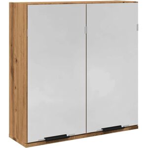 vidaXL Artisan Oak Bathroom Mirror Cabinet - Wall Storage - Bathroom Type vidaXL Artisan Oak Bathroom Mirror Cabinet - Wall Storage - Bathroom Type