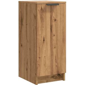 vidaXL Artisan Oak Shoe Cabinet 29.5x35x70 cm Engineered Wood - Shoe Cabinet vidaXL Artisan Oak Shoe Cabinet 29.5x35x70 cm Engineered Wood - Shoe Cabinet