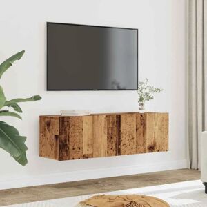 vidaXL Old Wood Wall-mounted TV Cabinets - TV Cabinet, 2 pcs vidaXL Old Wood Wall-mounted TV Cabinets - TV Cabinet, 2 pcs