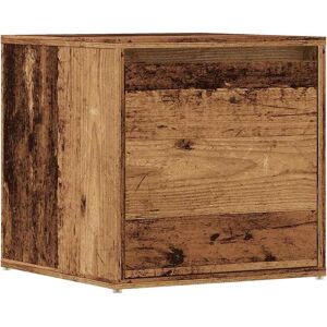 vidaXL Engineered Wood Storage Box with Drawer - Storage Furniture vidaXL Engineered Wood Storage Box with Drawer - Storage Furniture