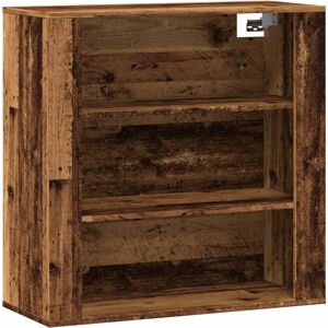 vidaXL Wall Cabinet Old Wood 80x33x80 cm - Wall Cabinet vidaXL Wall Cabinet Old Wood 80x33x80 cm - Wall Cabinet