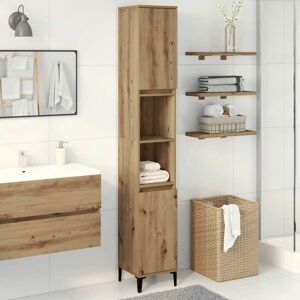 vidaXL Bathroom Cabinet Artisan Oak 30x30x190 cm - Bathroom Furniture vidaXL Bathroom Cabinet Artisan Oak 30x30x190 cm - Bathroom Furniture