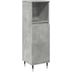 vidaXL Bathroom Cabinet Concrete Grey Engineered Wood - Bathroom Cabinet vidaXL Bathroom Cabinet Concrete Grey Engineered Wood - Bathroom Cabinet