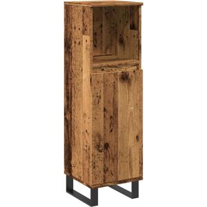 vidaXL Meuble de salle de bain en vieux bois 30x30x100cm vidaXL Meuble de salle de bain en vieux bois 30x30x100cm