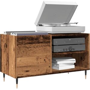 vidaXL Old Wood Record Cabinet - Vinyl Storage - 84.5x38x48 cm - Record Type vidaXL Old Wood Record Cabinet - Vinyl Storage - 84.5x38x48 cm - Record Type