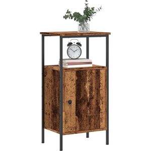 vidaXL Bedside table reclaimed wood look - bed side table - 41x31x80 cm - Brown - Bedside table vidaXL Bedside table reclaimed wood look - bed side table - 41x31x80 cm - Brown - Bedside table