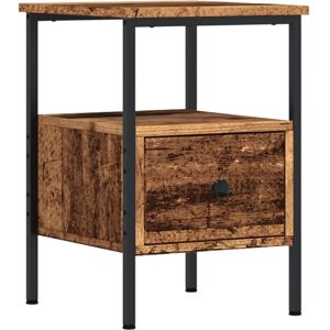 vidaXL Bedside Cabinet Old Wood - Bedside Cabinet - Rustic Style vidaXL Bedside Cabinet Old Wood - Bedside Cabinet - Rustic Style