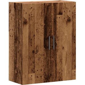 vidaXL Wall Mounted Cabinet Old Wood 69.5x34x90 cm - Wall Mounted Cabinet vidaXL Wall Mounted Cabinet Old Wood 69.5x34x90 cm - Wall Mounted Cabinet