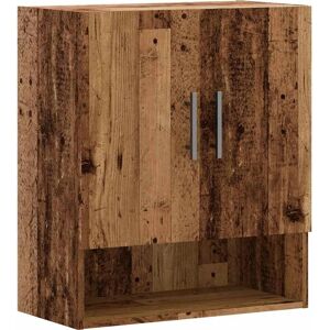 vidaXL Wall Cabinet Old Wood 60x31x70 cm - Wall Cabinet vidaXL Wall Cabinet Old Wood 60x31x70 cm - Wall Cabinet